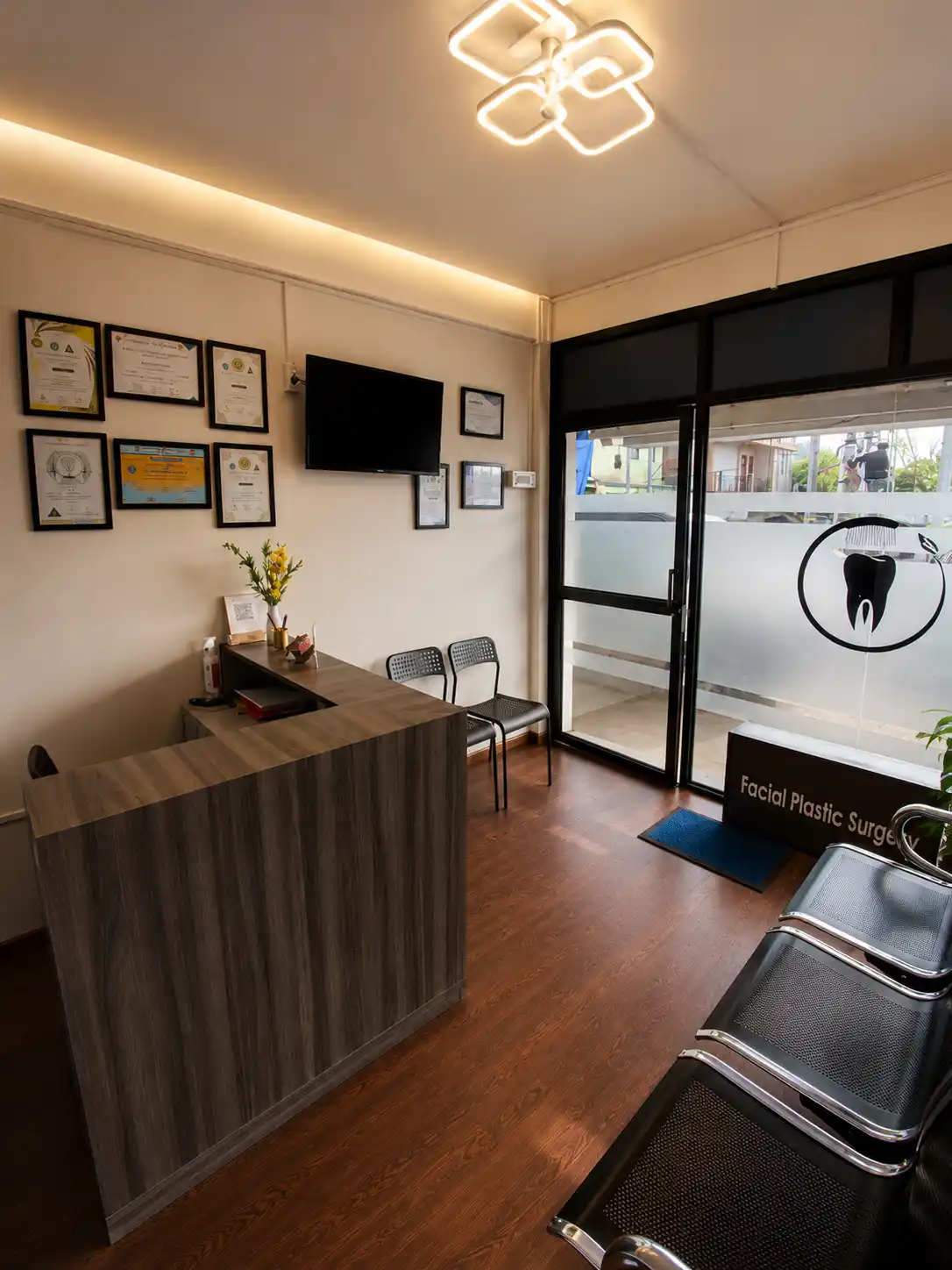 Reception Area in the Interior gallery at OroCraft Dental Clinic