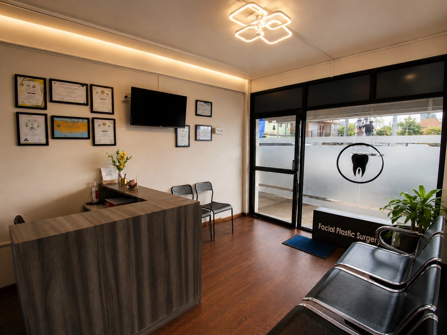 Reception Area in the Interior gallery at OroCraft Dental Clinic