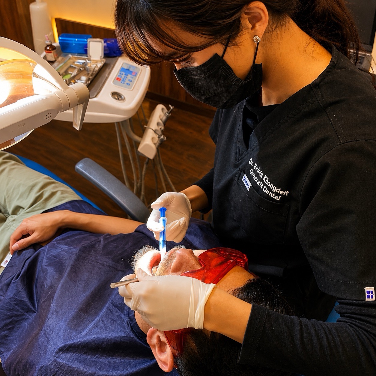 Endodontic treatment setup at OroCraft Dental Clinic