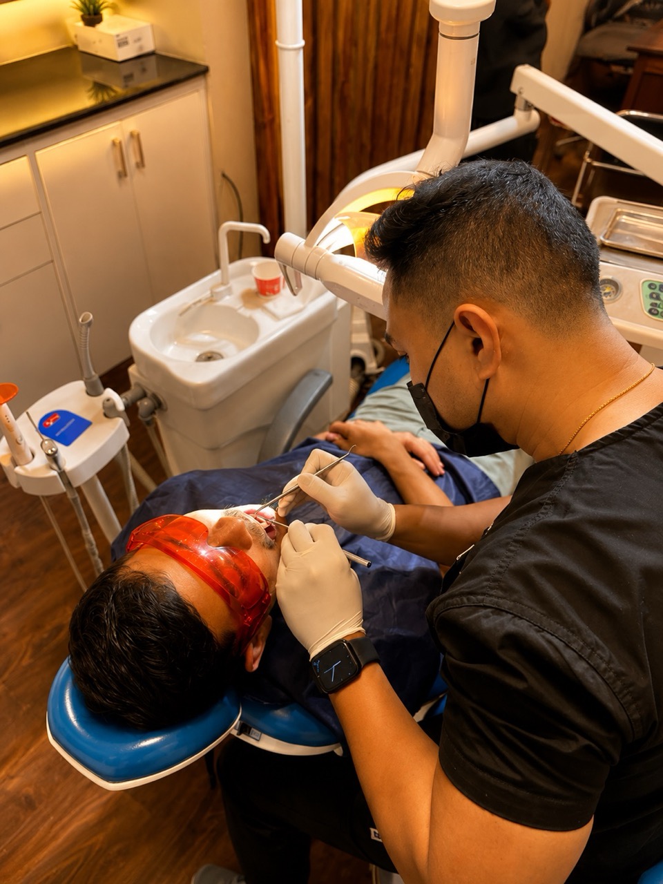 Periodontal examination at OroCraft Dental Clinic